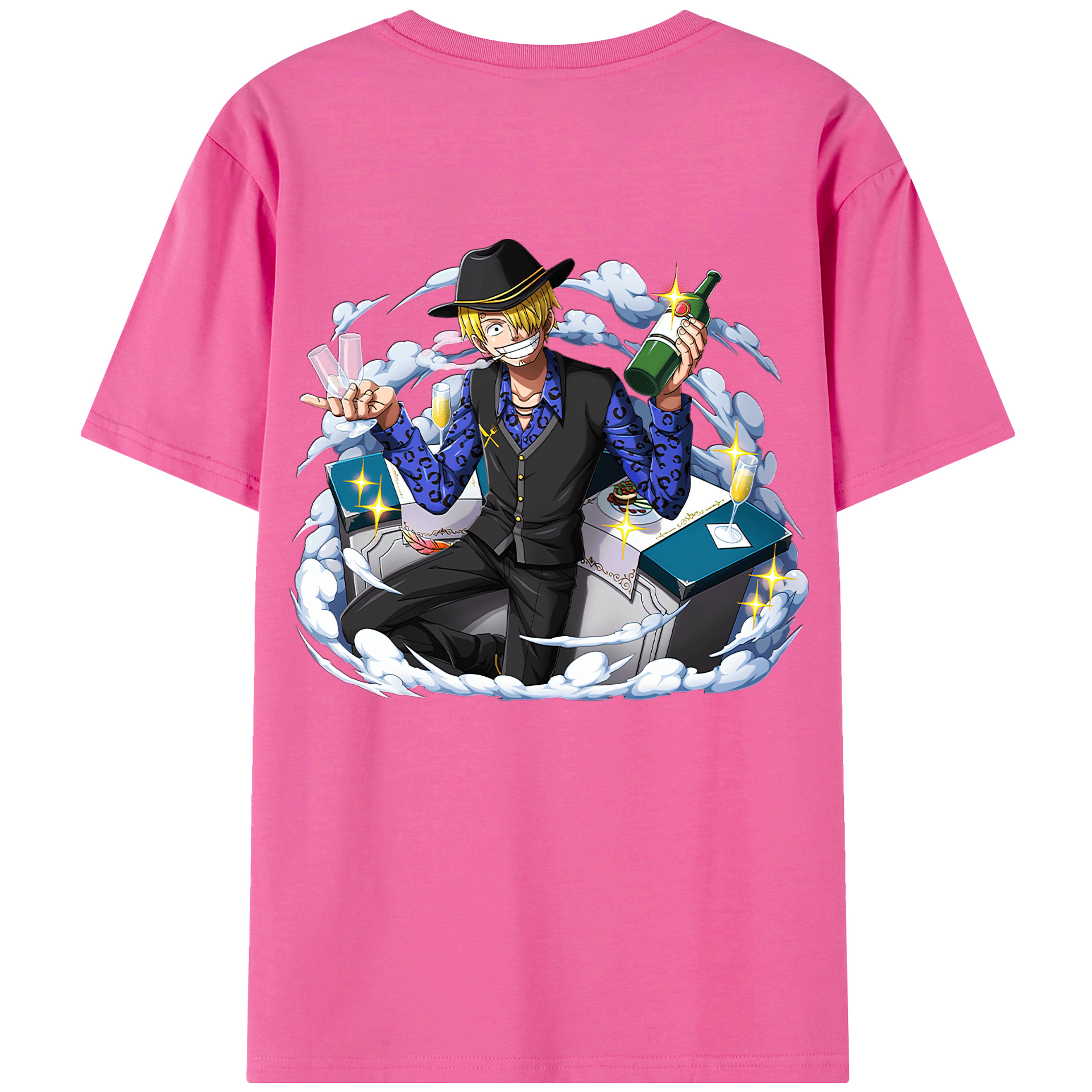 （画像用） ワンピース サンジ ONE PIECE Sanji レディース半袖Tシャツ(バックプリント)